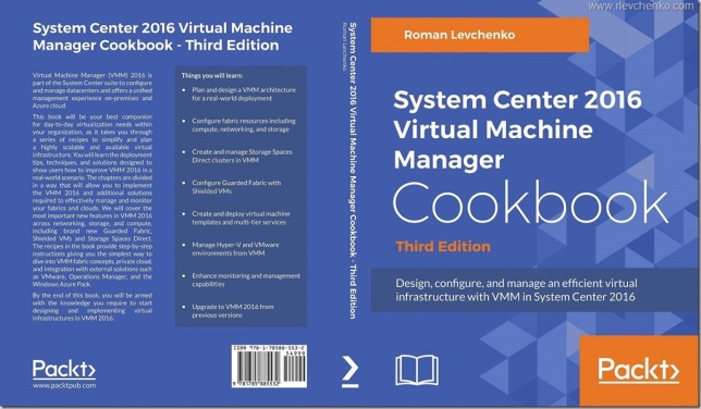VMM 2016 Cookbook